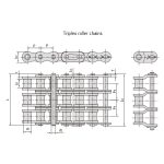 B-seeria lühikese sammuga täppisrullikettid