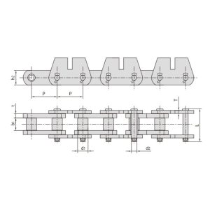 konveierikett koos lisadega