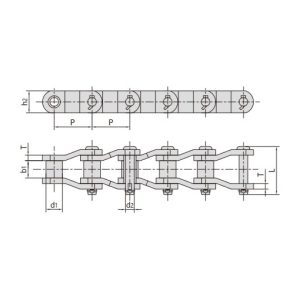 raskete tingimuste jaoks mõeldud vändiga ühendatud ülekandekett