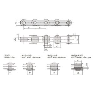 mc seeria meetriline õõnesnõelaga konveierikett