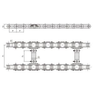 teedeehituse masinate konveierikett