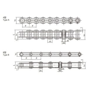 roostevabast terasest õõnesnõelketi