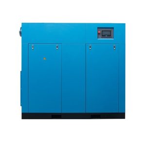 kaheastmeline muutuva sagedusega kruviga õhukompressor