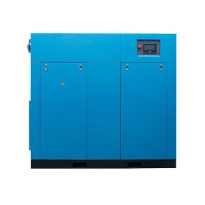 püsimagnetiga VFD kaheastmeline kruviga õhukompressor