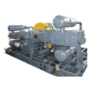 liuguritel paigaldatud kolbkompressor