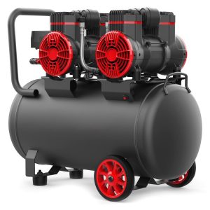 kahekolbne õlivaba kolbkompressor