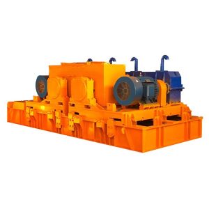 kahe rulliga purustiga liivatootmismasin