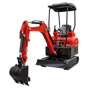 roomikuga väike ekskavaator