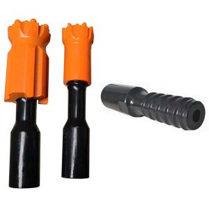 Keermestatud puuriterade adaptervarraste ühendusdetail R32 R38 T38 T45 T51